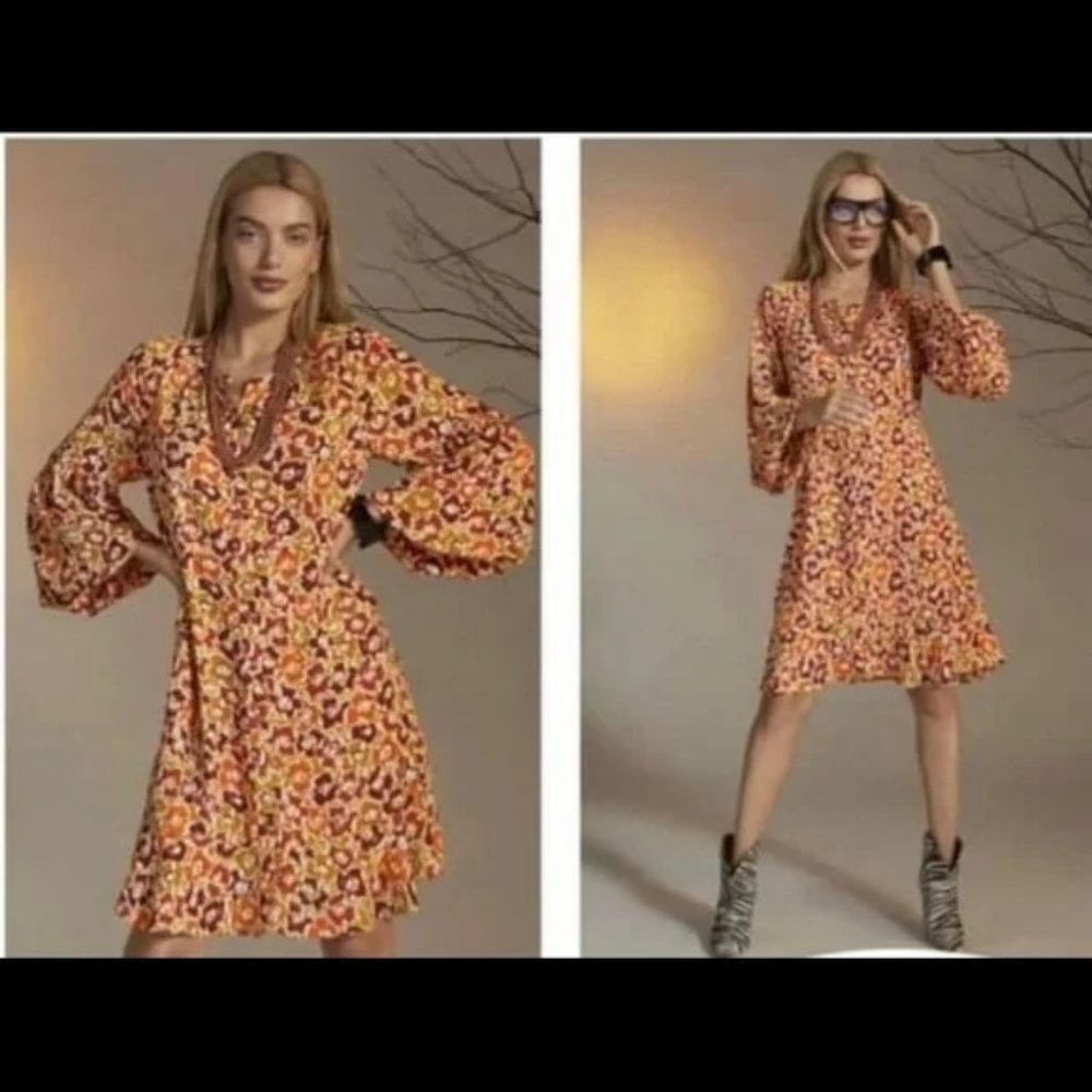 Cabi Day Dream Floral Dress. Sz S